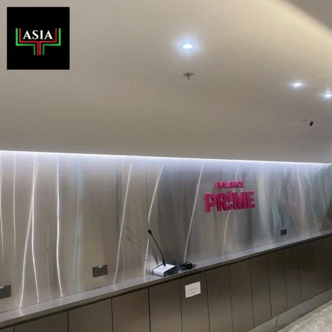 ติดตั้งโครงเหล็กตกแต่งภายใน